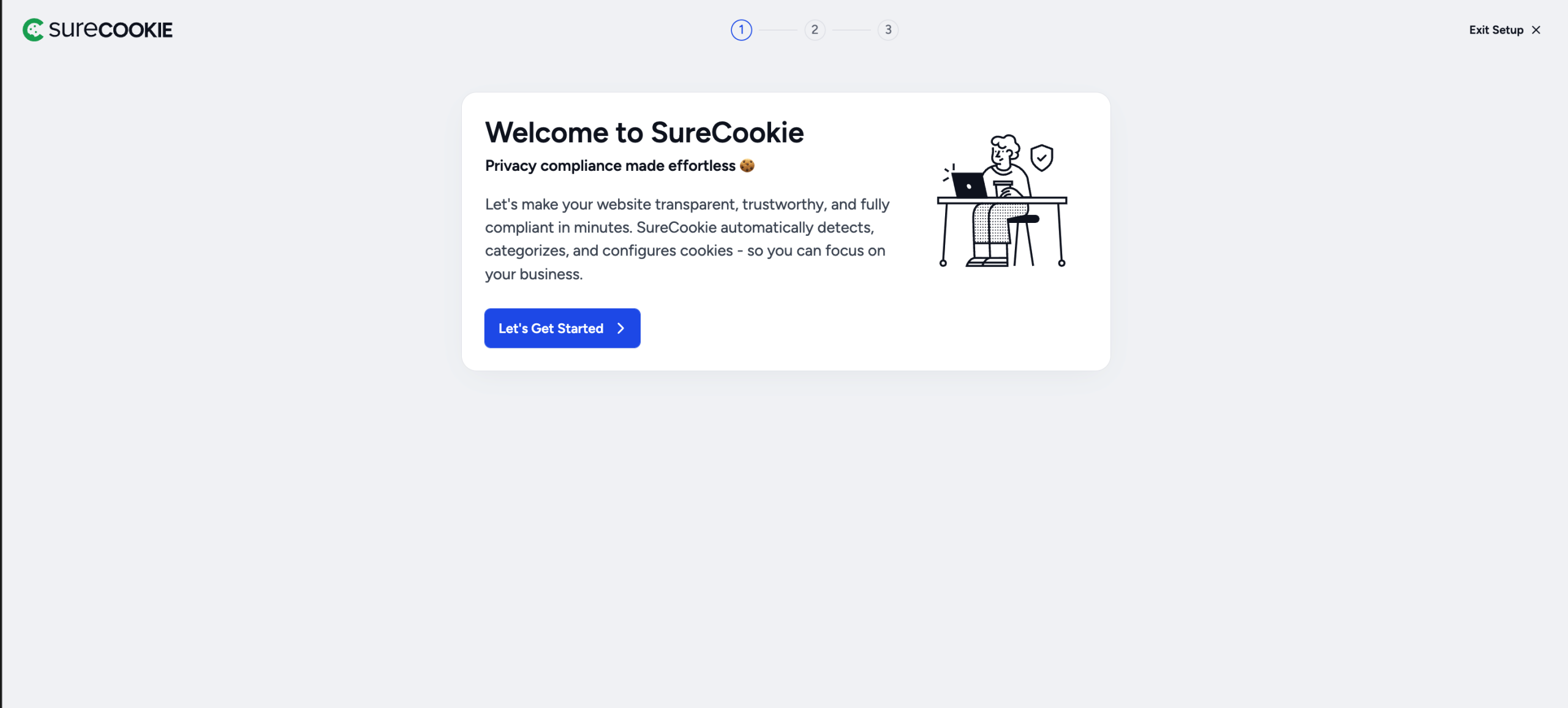 Installing SureCookie surecookie onboarding