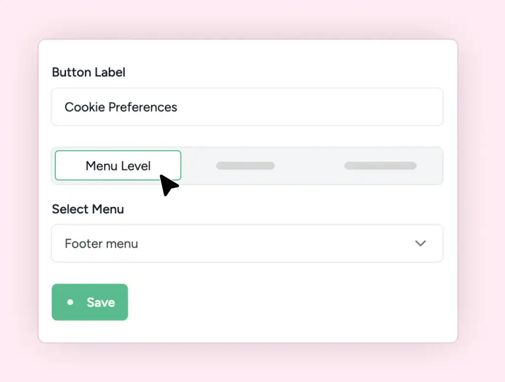 menu level