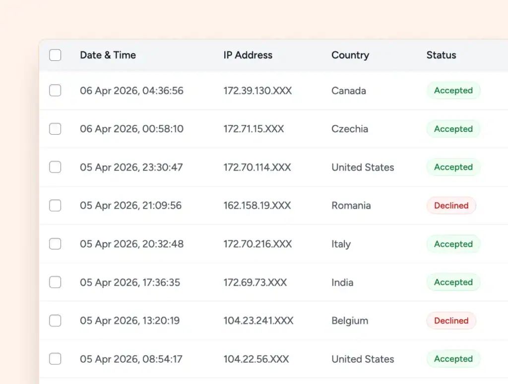 scan logs