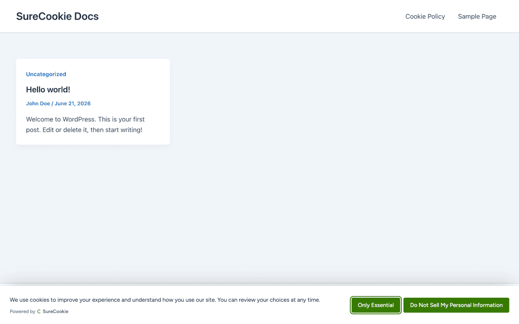 CCPA / CPRA Compliance with SureCookie